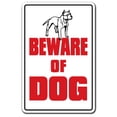 thumbnail image 1 of Beware Of Dog Aluminum Sign | Indoor/Outdoor  | Security Sign Office Warning Sign, Office, Business | SignMission, 1 of 4