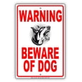 thumbnail image 1 of Beware Of Dog Might Bite Caution Beware Enter At Your Own Risk Metal Aluminum Sign 12x18, 1 of 1