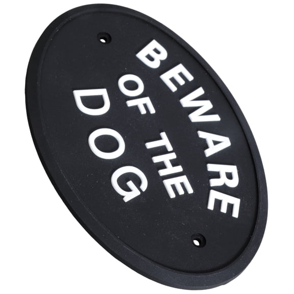 Beware Of Dog Signs Weatherproof & Long service Garden Warning Sign Decorative Warning Sign for Private Property Protec