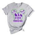 thumbnail image 1 of Beware Of Hitchhiking Ghosts, Halloween Shirts for Women & Men, Disney Haunted Mansion, Family Matching Tee, 1 of 7