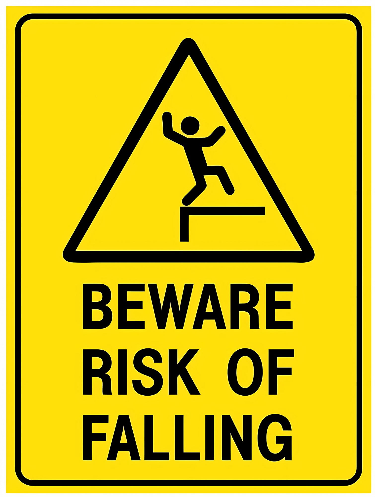 Beware Risk of Falling 8