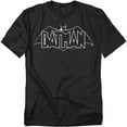 thumbnail image 1 of Beware The Batman T-Shirt B&W Logo Unisex Graphic Tee For Men & Women, 1 of 7