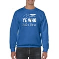 thumbnail image 1 of Beware Ye Who Enter Here Sweatshirt Men - Men Sweatshirt, 4XL, 1 of 4