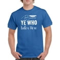 thumbnail image 1 of Beware Ye Who Enter Here T-Shirt Men -Image by Shutterstock, Male Large, 1 of 4