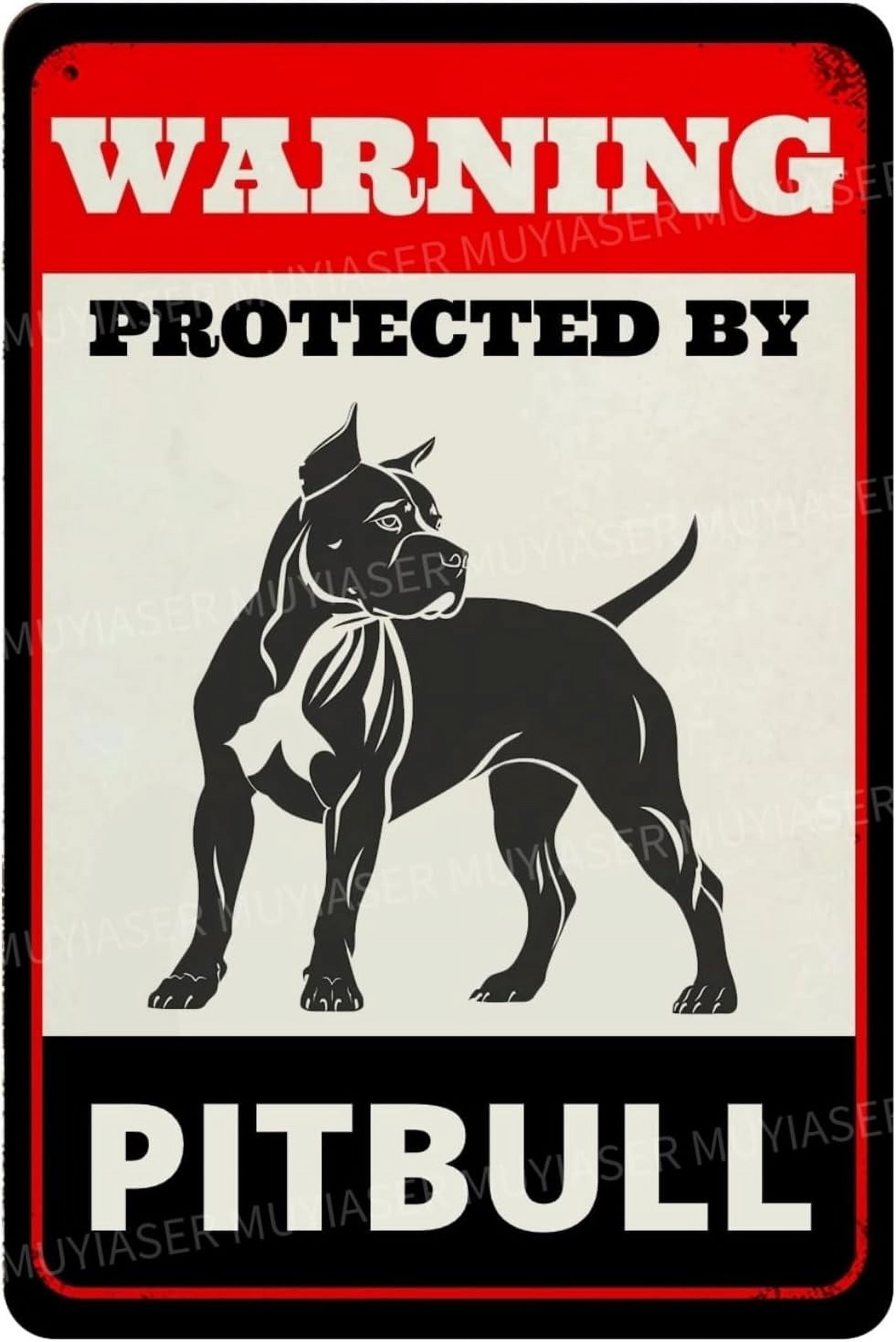 Deerts Metallschild „Beware Of Protected By A Chicken“ – 20,3 X 30,5 Cm, Aluminium, Wetterfest