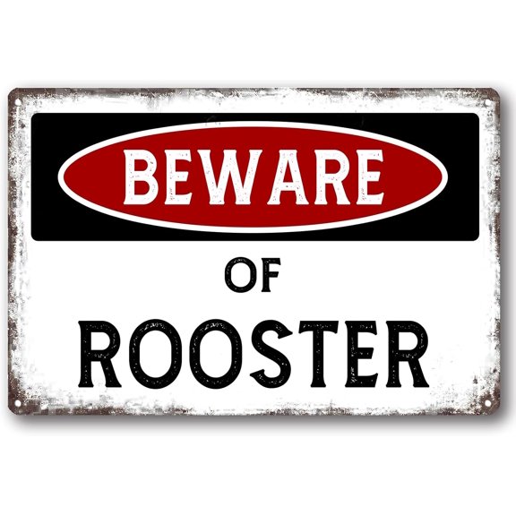 Beware of Dragon Vintage Metal Tin Sign Decor Retro Funny Aluminum Sign For Home Garage, Basement Wall Decorations