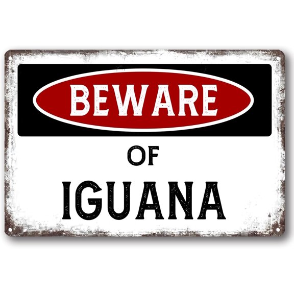 Beware of Dragon Vintage Metal Tin Sign Decor Retro Funny Aluminum Sign For Home Garage, Basement Wall Decorations