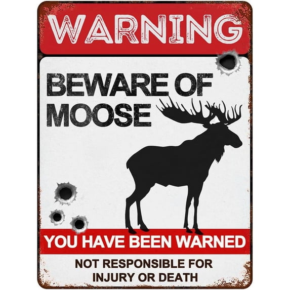Beware of Rooster Signs 12"x16", Vintage Metal Warning Signs About Rooster Activity Areas for Outdoor Fences Yards Forest Scenic Area