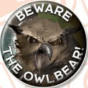 Beware the Owlbear D&D Button