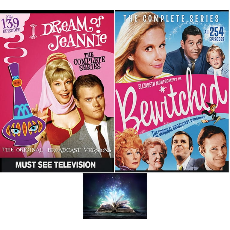 Bewitched I Dream of Jeannie Complete Series Box TV Set, 34 DVDs