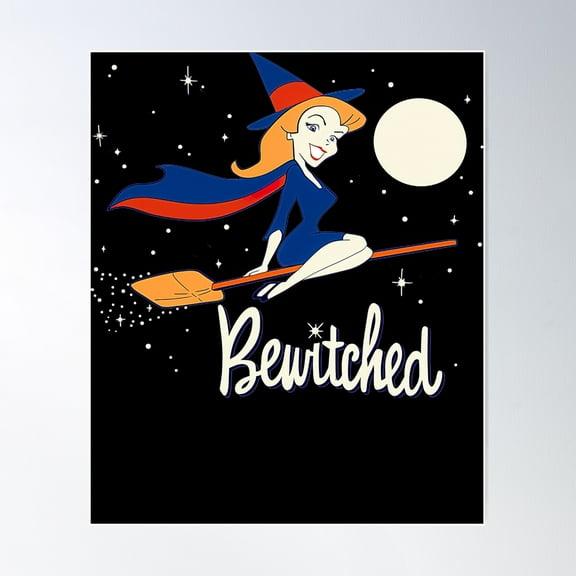 Bewitched Poster Wall Art, Modern Wall Decor For Living Room Bedroom, 8x12 UNFRAMED