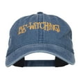 thumbnail image 1 of Bewitching Embroidered Washed Cap - Navy OSFM, 1 of 5