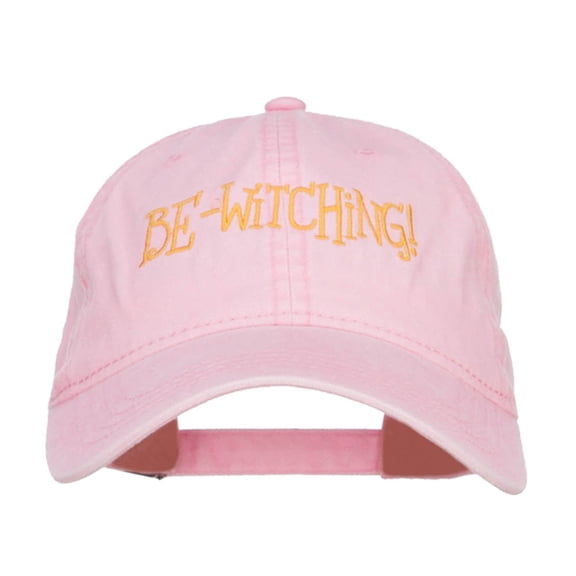 Bewitching Embroidered Washed Cap - Pink OSFM