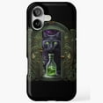 thumbnail image 1 of Bewitching Familiar Cat Magic Art Compatible Phone Case for iPhone 11–17 Pro Max, 1 of 2