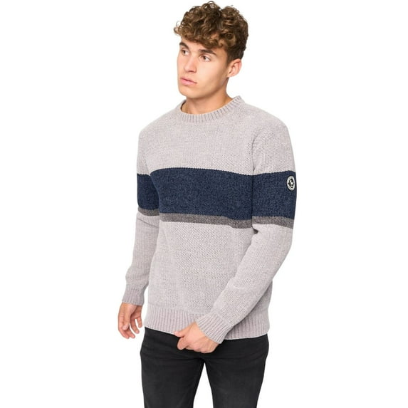 Bewley & Ritch Mens Kirkman Knitted Crew Neck Sweatshirt
