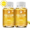 thumbnail image 1 of Beworths 4-in-1 Calcium Supplement - 600mg Calcium with Vitamin D3, K2 & B12 - Bone, Heart & Immune Support - 240 Capsules for Men and Women, 1 of 7