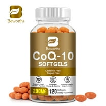 Beworths CoQ10 200mg, High Absorption 120 Veggie Capsules, Support Energy, Heart Healthy & Antioxidant
