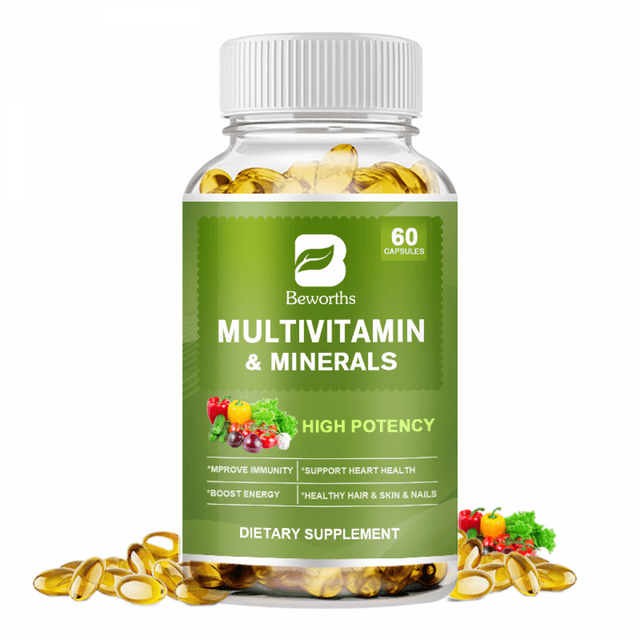 Beworths Multivitamin & Minerals Capsules with Iron, Methylfolate, Zinc