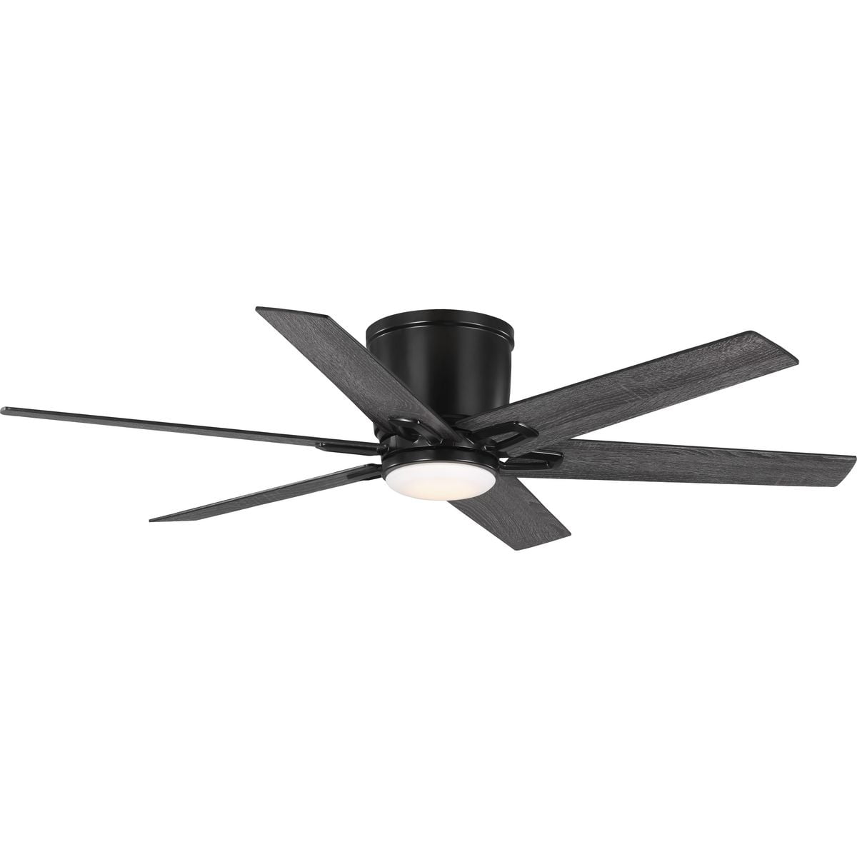 Progress Lighting Bexar 6 Blade Flush Mount Ceiling Fan with Light