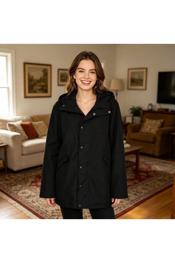 Travel Coat, Smart Travel Jacket for Women & Men with 10 Hidden Pockets, Avoid Carry on Fees,Holds 5 Days of Clothes Black 2XL