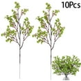 thumbnail image 1 of Bexikou 10 Pcs Babys Breath Green Flowers,Green Faux Gypsophila Bouquet,Fake Silk Flowers for Home Decor Spring Floral Arrangement Table Centerpieces, 1 of 7