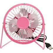 Bexikou 4" Mini Portable Rechargeable USB Tabletop Fan