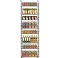 thumbnail image 1 of Bextsrack 8 Tiers Door Organizer Adjustable 8 Baskets Closet Organizer Hanging Spice Space Saver in Kitchen-(Black), 1 of 7