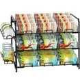 thumbnail image 1 of Bextsrack Can Organizer Rack Stackable Metal Can Dispenser Rack Durable for Kitchen Cabinet Pantry or Counter-Top (Black), 1 of 7