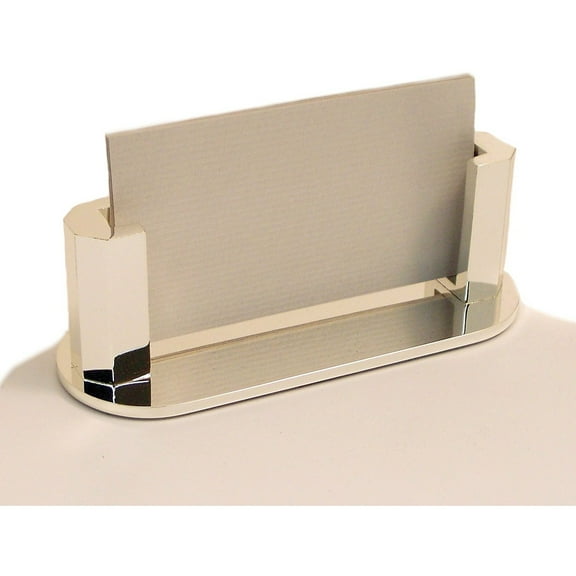 Bey-Berk Business Card Holder Silver Plated (D514)