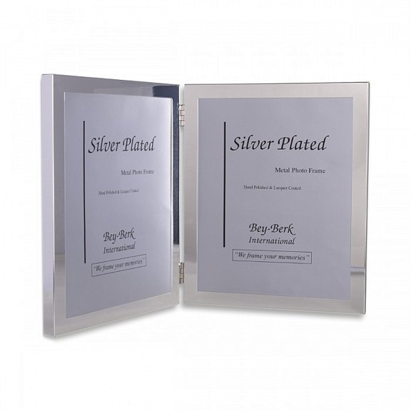 Bey Berk Clement Silver Plated 8X10 Double