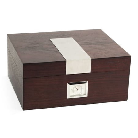 Espresso Wood (Holds 50) Cedar Lined Cigar Humidor GM114