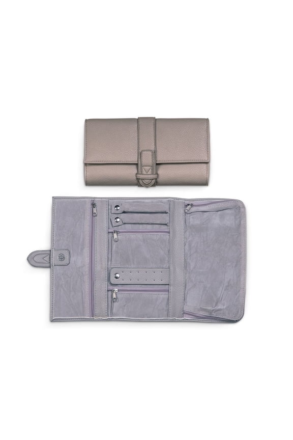 Bey Berk Hayley Jewelry Clutch Gray