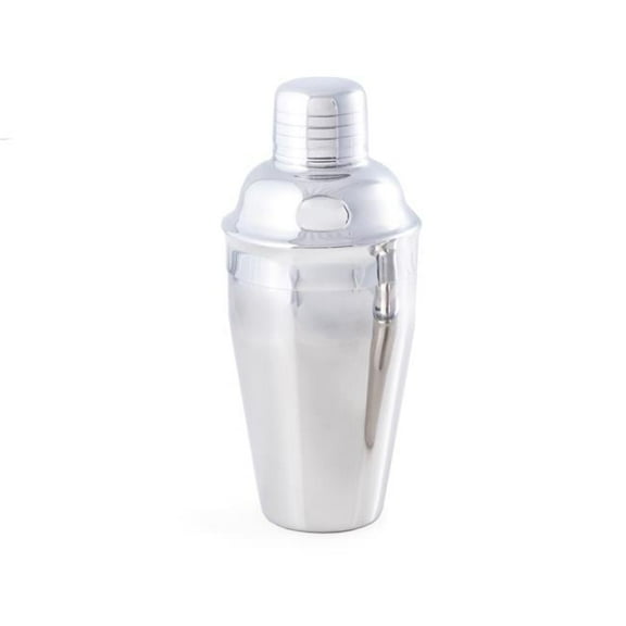 Stainless Steel 18 oz. Shaker with Strainer Top.