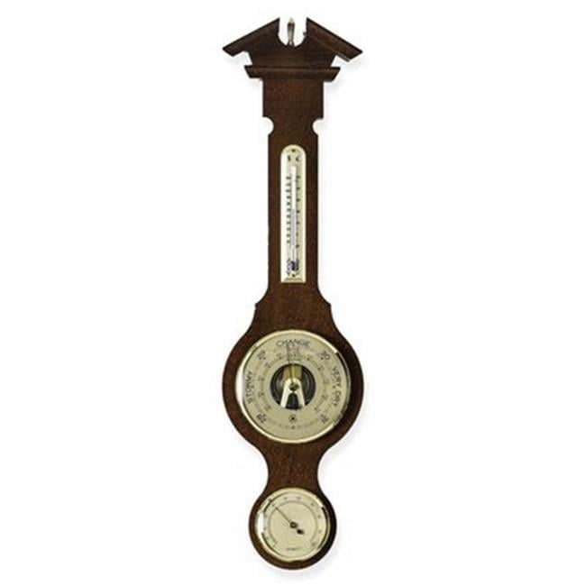 Walnut Wood Hanging Weather Station with Humidity Sensor