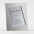 thumbnail image 1 of Silver-plated Assymetrical 5x7 Picture Frame with Easel Back QGM21558, 1 of 1
