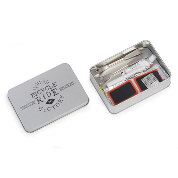 Bey-Berk International UC202 Bicycle Puncture Repair Kit, Silver