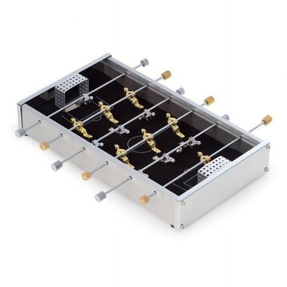Bey-Berk International Desktop Foosball Game Set, Silver