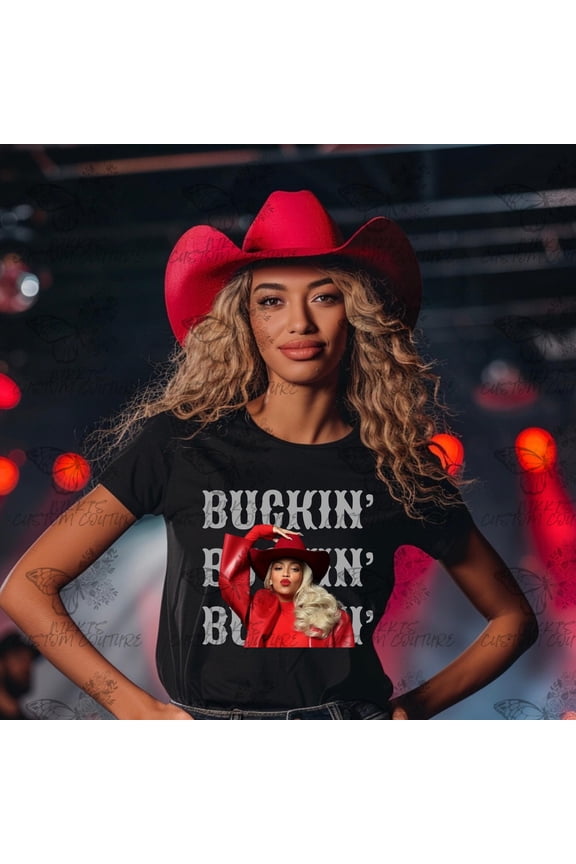 Bey Shirt Cowboy Carter Tour Buckin Tshirt Buckin Shirt Bey Fan Gift Bey Concert Shirt