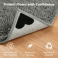 thumbnail image 1 of Beyamis 16 Pack Carpet Stickers for Area Rugs ,Rug Corner to Hold Rug Down Grippers for Hardwood Floors, Anti Curling Rug Stickers No Damage Carpet Gripper for Area Rugs Wood Floors (Black), 1 of 10