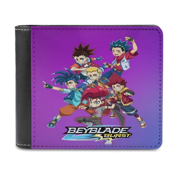Beybl0de Anime Burs7 Wallet for Men Leather Purse Clutch Card Holders ...