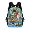 thumbnail image 1 of Beyblade Backpack, 17 Inch Laptop Backpack, Water-Resistant BookBag, Adjustable Shoulder Straps, Durable 600D Polyester, 1 of 9