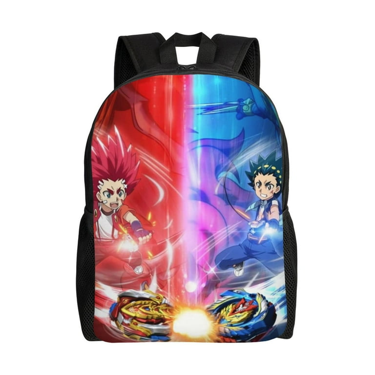 Beyblade Backpack Anime Cute Elementary Students Book Bag School Bag For Boys Girls And Teens
