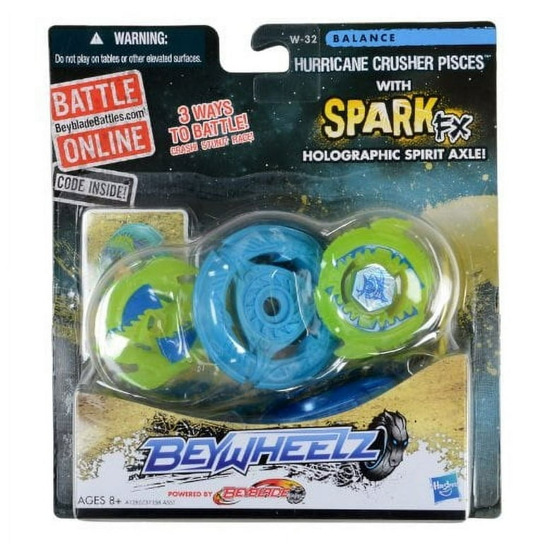 Beyblade Beywheelz W-32 Hurricane Crusher Pisces Battler - Walmart.com