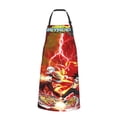 thumbnail image 1 of Beyblade Burst Adjustable Bib Aprons, Waterdrop Resistant Apron with 2 Pockets for Kitchen Cooking Restaurant BBQ Painting Crafting, 1 of 7