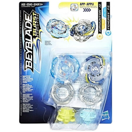 Beyblade Burst Jormuntor J2 & Fengriff F2 Battling Tops 2 Pack