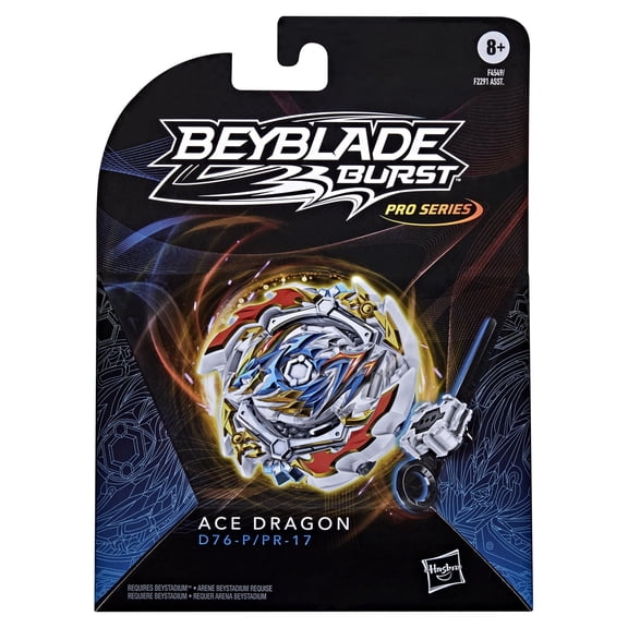Beyblade Burst Pro Series Ace Dragon Spinning Top Starter Pack, with Launcher