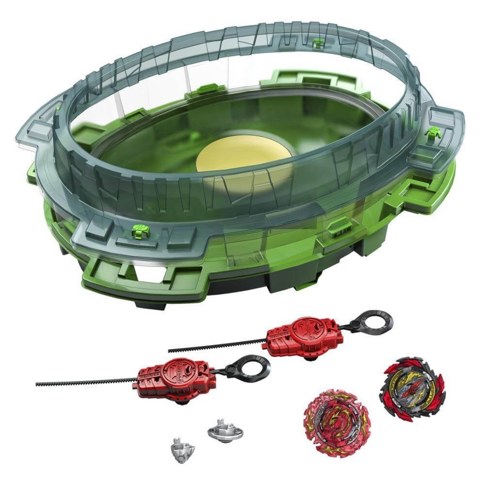 Hasbro Original Beyblade Burst Quadstrike Thunder Edge Battle Set