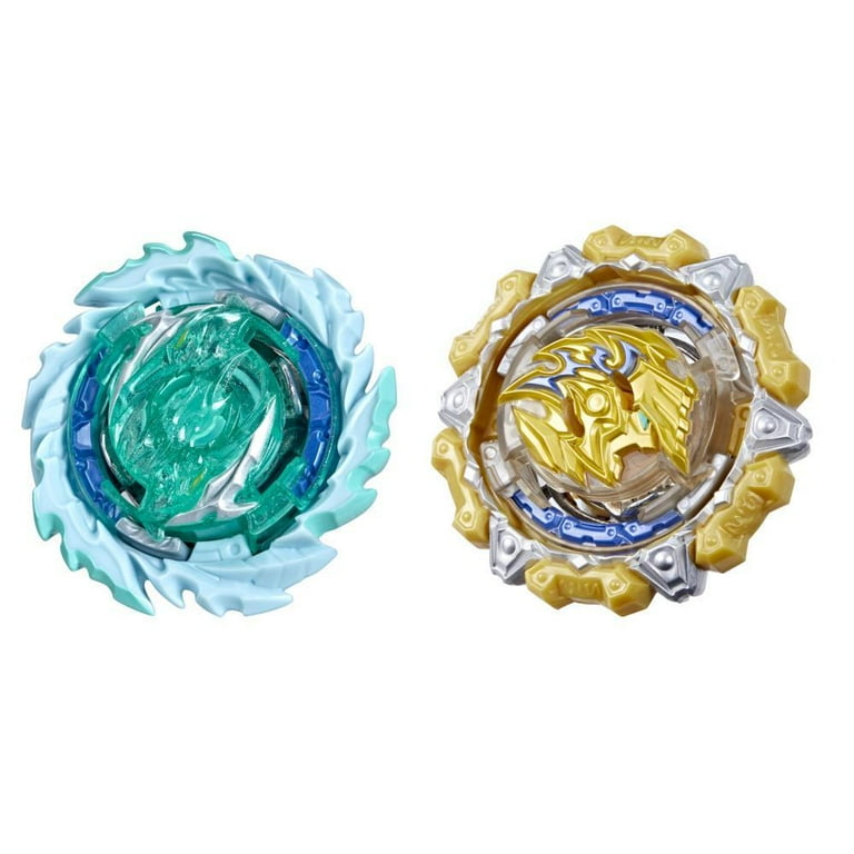 Beyblade Burst QuadDrive Magma Roktavor R7 and Gilded Balderov B7