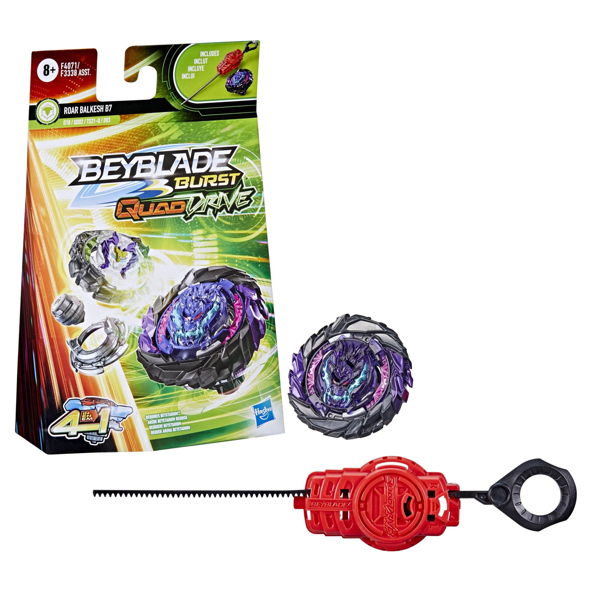 2 PK) BEYBLADE Burst QuadDrive Beystadium Battle Game Stadium Bright Green  Kids