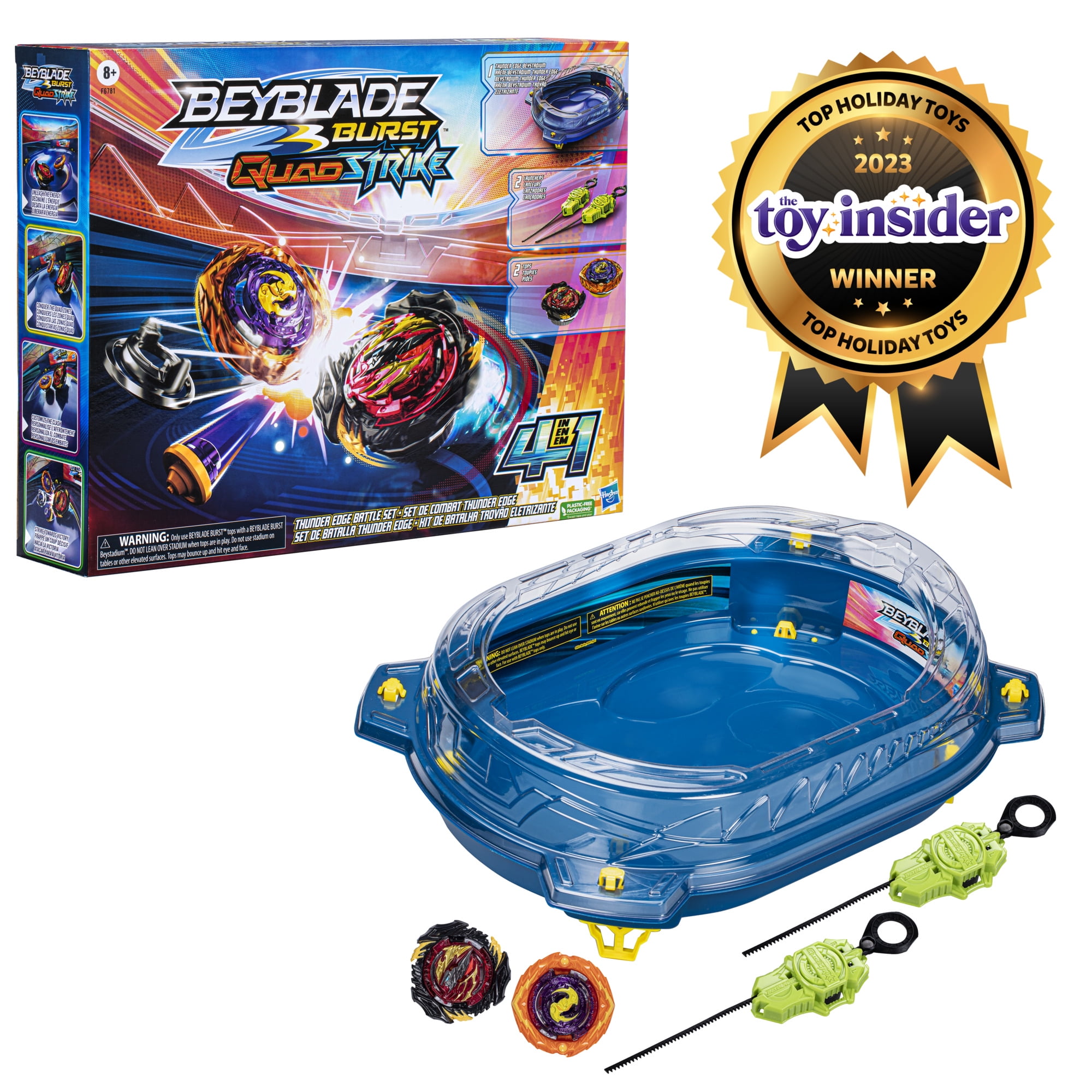 Beyblade QuadStrike Xcalius Power Speed Launcher Pack